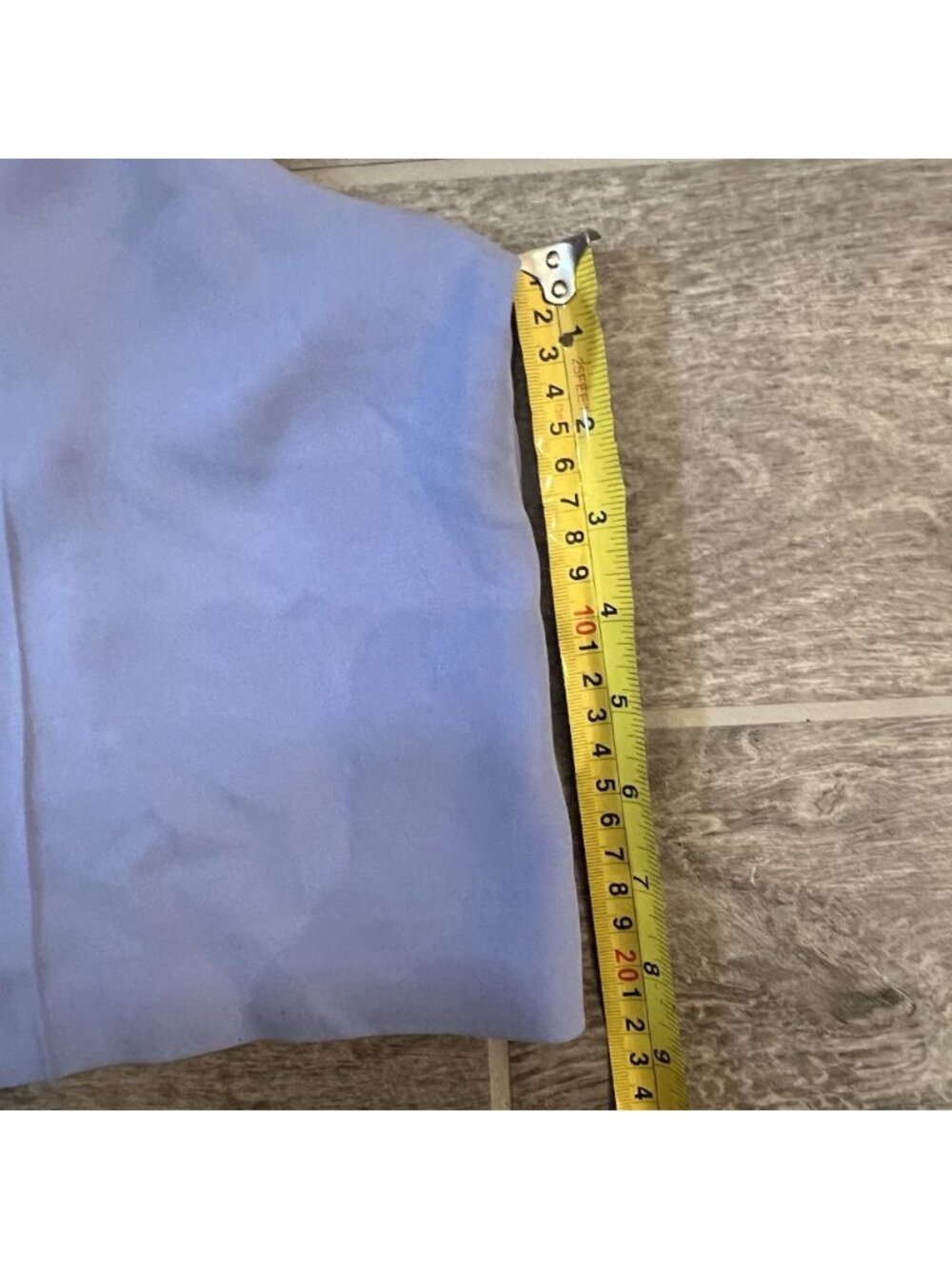 Talbots Women's Shorts Size 12 100% Silk High Rise Waist Lavender Preppy Pleated - Picture 7 of 7